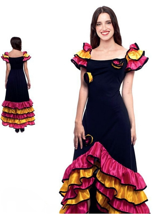 Disfraz de Rumbera Largo - Disfraces de Rumberos para Mujer