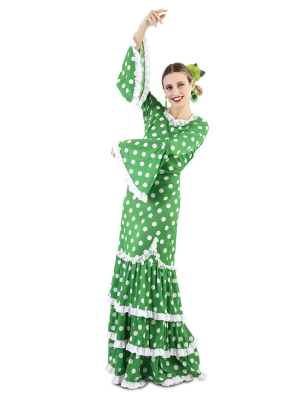 Disfraz de Flamenca Verde
