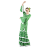Disfraz de Flamenca Verde