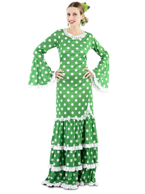 Disfraz de Flamenca Verde