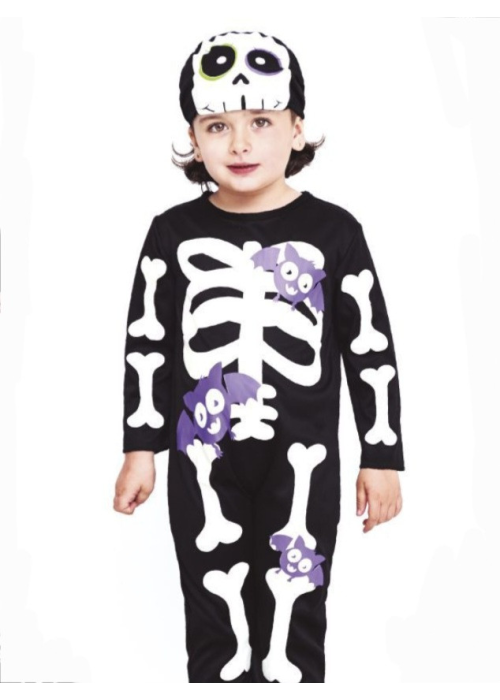 Disfraz de Esqueleto Murcielagos Bebe - Disfraces Calaveras y Catrinas