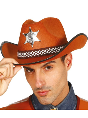 Sombrero Vaquero con Estrella - Complementos de Vaqueros