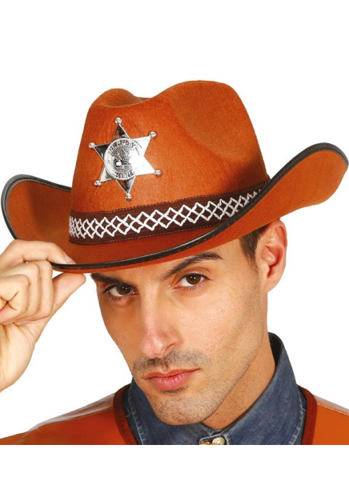 Sombrero Vaquero con Estrella - Complementos de Vaqueros