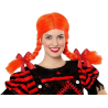 Peluca Trenzas Naranja
