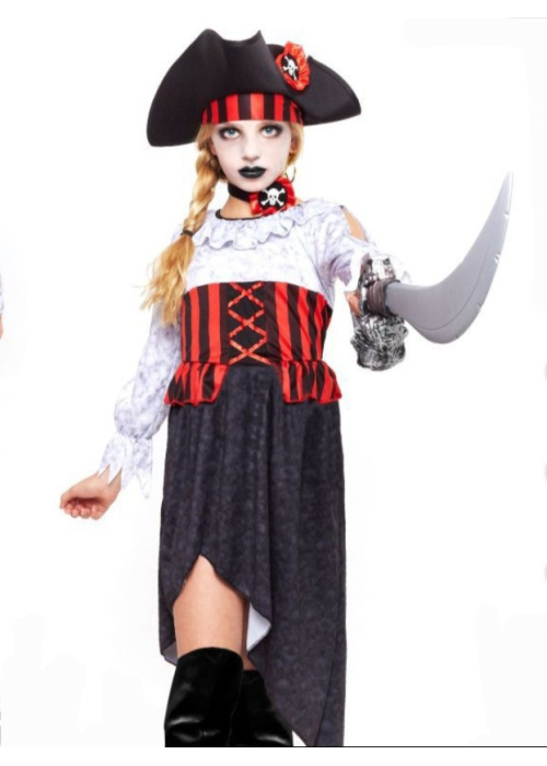 Disfraz de Piratesa Fantasma Infantil