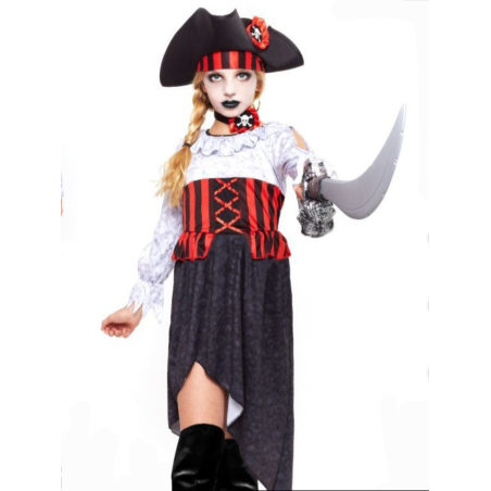 Disfraz de Piratesa Fantasma Infantil