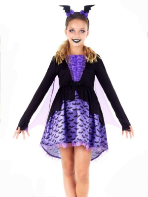 Disfraz de Vampiresa Murcielago para Niña - Disfraces Halloween Vampiros