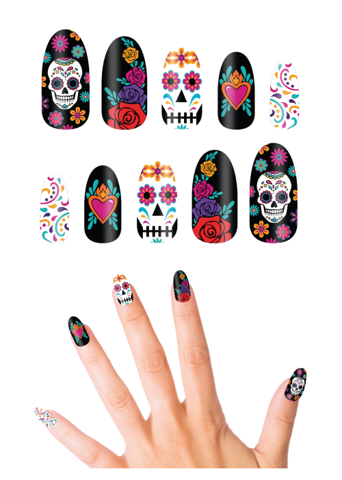 Uñas Catrina 10 Unid