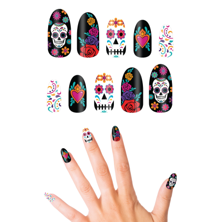 Uñas Catrina 10 Unid