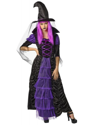 Disfraz de Bruja Morada
