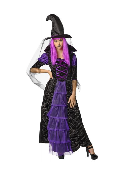 Disfraz de Bruja Morada