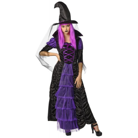 Disfraz de Bruja Morada