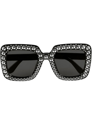 Gafas Negra con Brillos