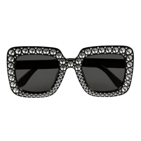 Gafas Negra con Brillos