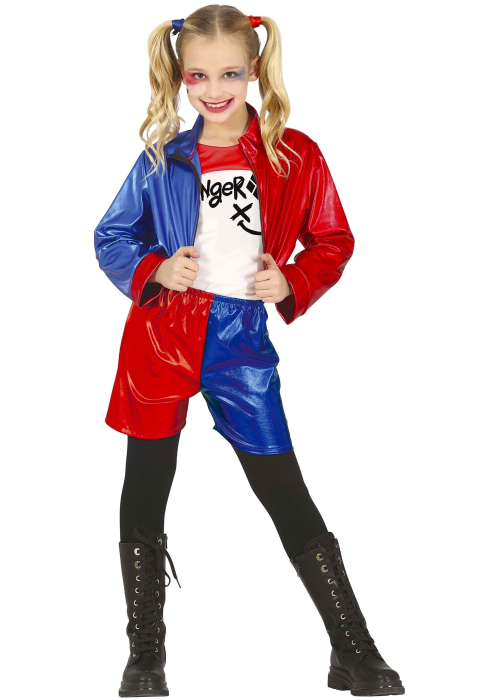 Disfraz de Chica Joker Baby Corto Infantil