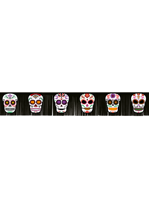 Guirnalda de flecos  Dia de Los Muertos