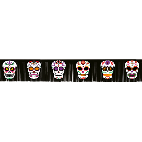 Guirnalda de flecos  Dia de Los Muertos