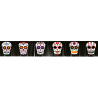 Guirnalda de flecos  Dia de Los Muertos