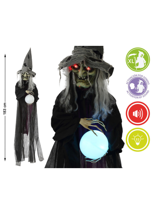 Muñeco Colgante Bruja 183 cm