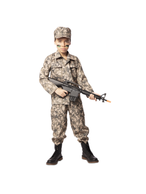 Disfraz de Militar Marron Infantil