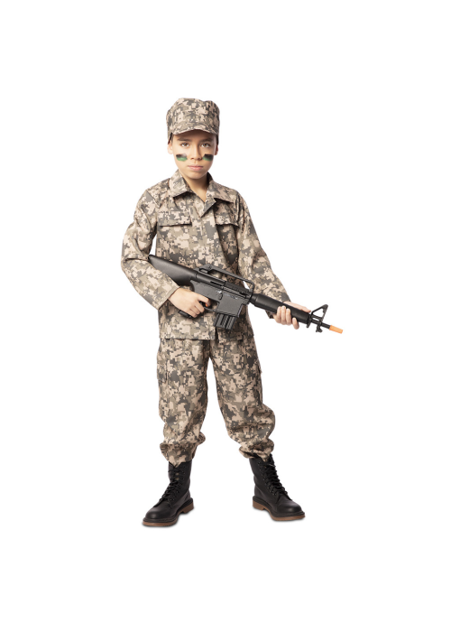 Disfraz de Militar Marron Infantil