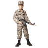 Disfraz de Militar Marron Infantil