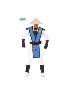 Disfraz de Kung Fu Blanco - Disfraces Orientales para Hombre