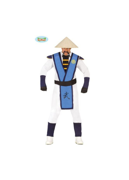 Disfraz de Kung Fu Blanco - Disfraces Orientales para Hombre