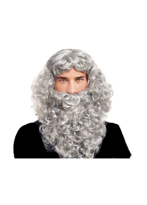 Peluca y Barba Gris