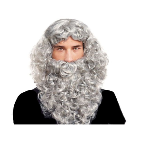 Peluca y Barba Gris