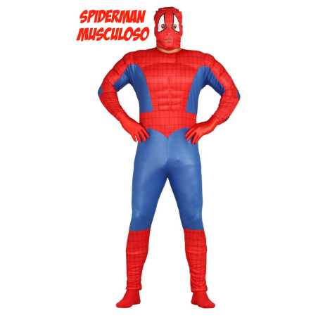 Disfraz de Spider Heroe Musculoso - Disfraces de Superheroes para Hombre