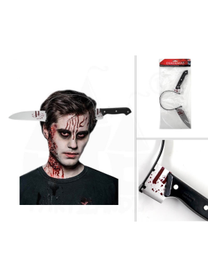 Diadema Cuchillo en la cabeza