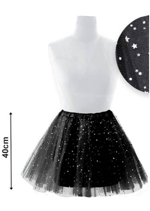 Tutu Negro con Estrellas