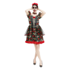 Disfraz de Catrina Rojo Largo