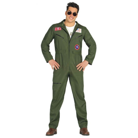 Disfraz De Piloto Aviador Hombre - Disfraces de Militares