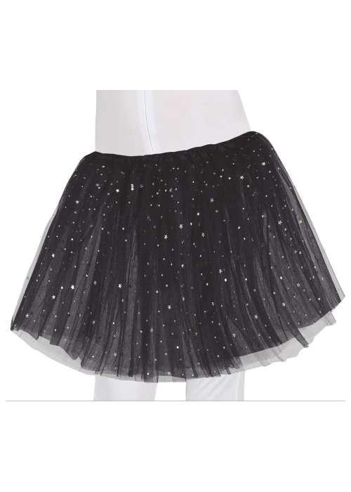 Tutu Negro con Estrellas 30 cm