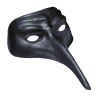 Antifaz Veneciano con Nariz Negro
