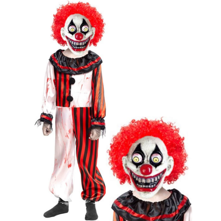 Mascara The Clown con Ojos Moviles