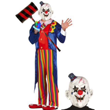 Disfraz de Payaso Asesino con mascara - Disfraces Halloween