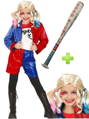 Disfraz de Harley Quinn para niña - Disfraces Halloween