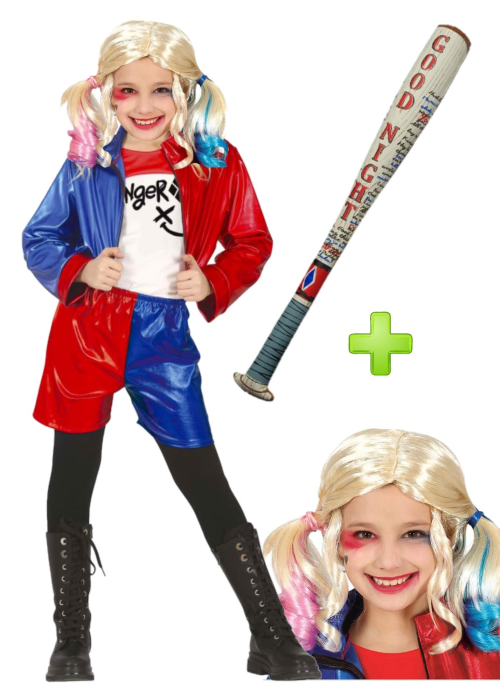 Disfraz de Harley Quinn para niña - Disfraces Halloween