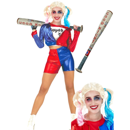Disfraz de Harley Peligrosa completo mujer