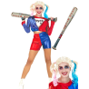 Disfraz de Harley Peligrosa completo mujer