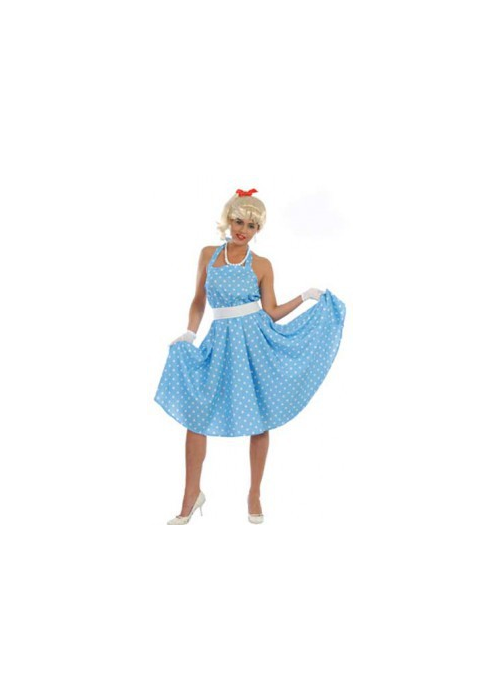 Comprar Disfraz de Años 50 azul - Disfraces de Grease para Mujer