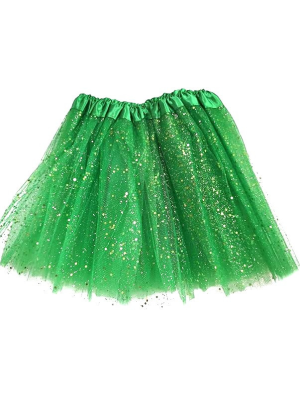 Tutu à Paillettes Vert Foncé 30cm
