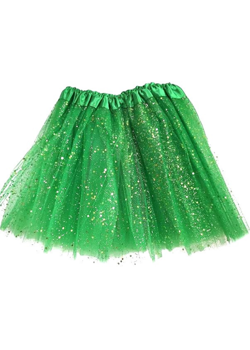 Tutu Brillantor de color Verd Fosc 40 cm