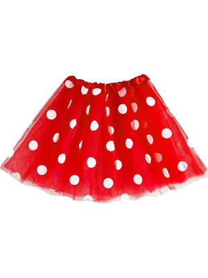 Tutu Rojo Lunar Blanco