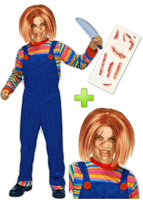 Disfraz de Chucky Muñeco diabolico niño