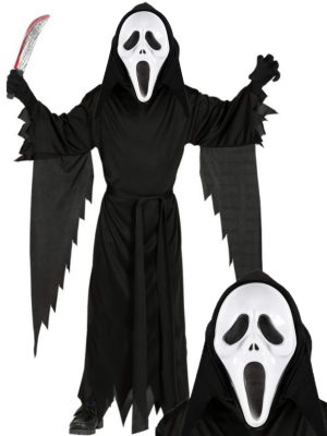 Disfraz de Scream Niño - Mascara Ghotface - Disfraces Halloween