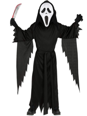 Disfraz de Scream Niño - Mascara Ghotface - Disfraces Halloween